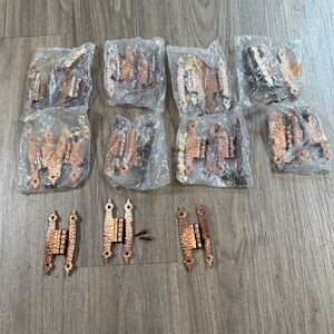 Copper Hinges Set Amerock BP 1620 AC Cabinet Door Copper Hinges